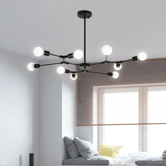 Люстра Imperium Loft 193586-26 LATE — черный, ракурс 19