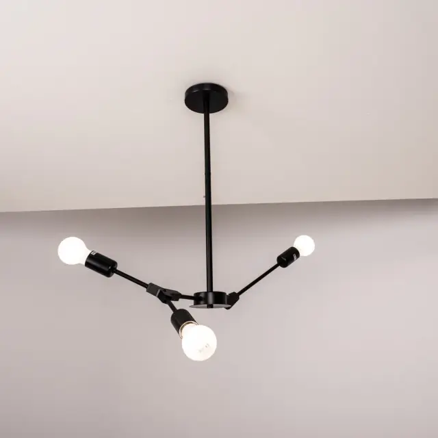 Люстра Imperium Loft 193586-26 LATE — черный, ракурс 2