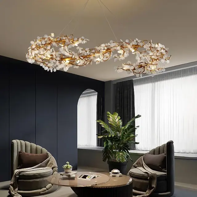 Люстра Imperium Loft 194943-23 CARAMELLY — латунь, ракурс 10