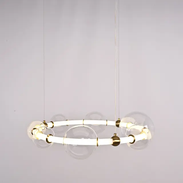 Светильник Imperium Loft 195004-23 SESSA RING — латунь, ракурс 11