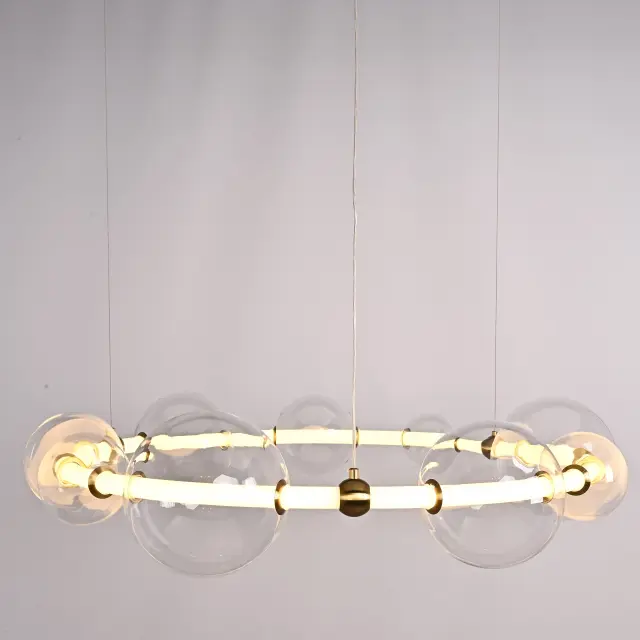 Светильник Imperium Loft 195005-23 SESSA RING — латунь, ракурс 14