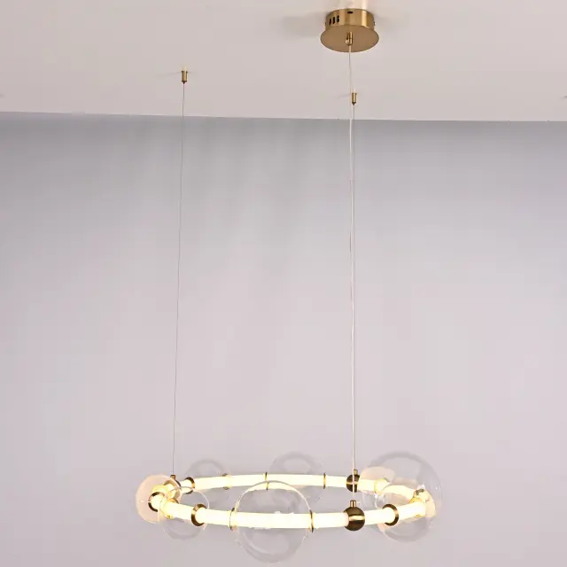 Светильник Imperium Loft 195005-23 SESSA RING — латунь, ракурс 7