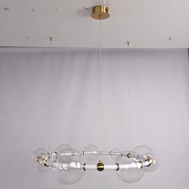 Светильник Imperium Loft 195005-23 SESSA RING — латунь, ракурс 9