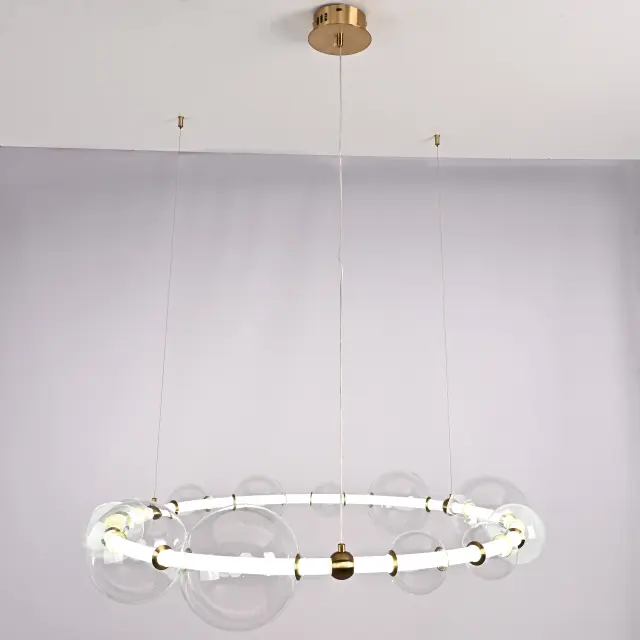 Светильник Imperium Loft 195006-23 SESSA RING — латунь, ракурс 11