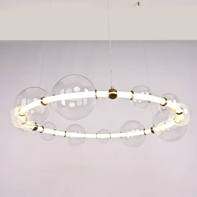 Светильник Imperium Loft 195006-23 SESSA RING — латунь, ракурс 14