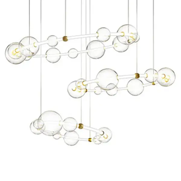 Светильник Imperium Loft 195006-23 SESSA RING — латунь, ракурс 2