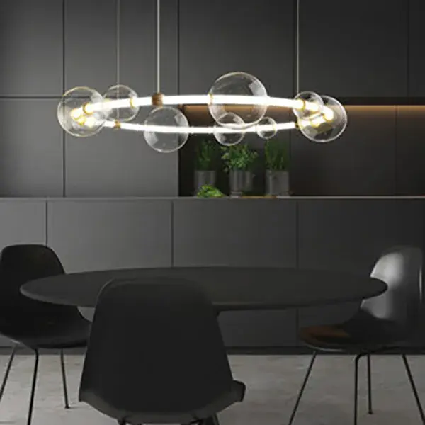 Светильник Imperium Loft 195006-23 SESSA RING — латунь, ракурс 4