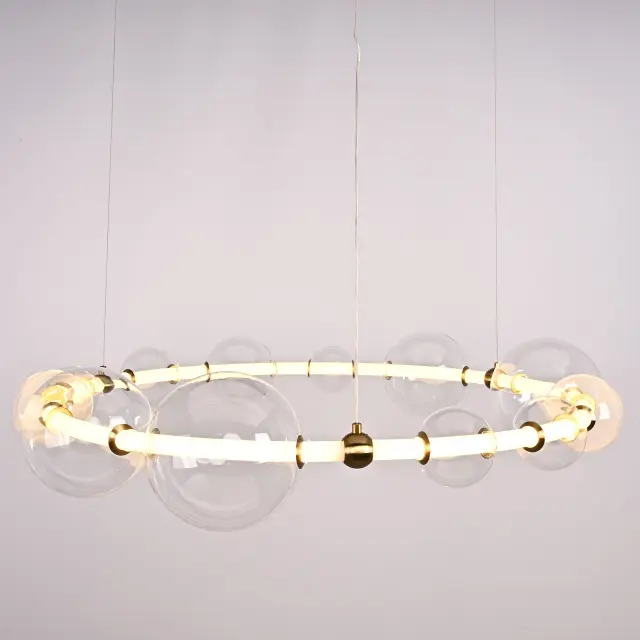 Светильник Imperium Loft 195006-23 SESSA RING — латунь, ракурс 7
