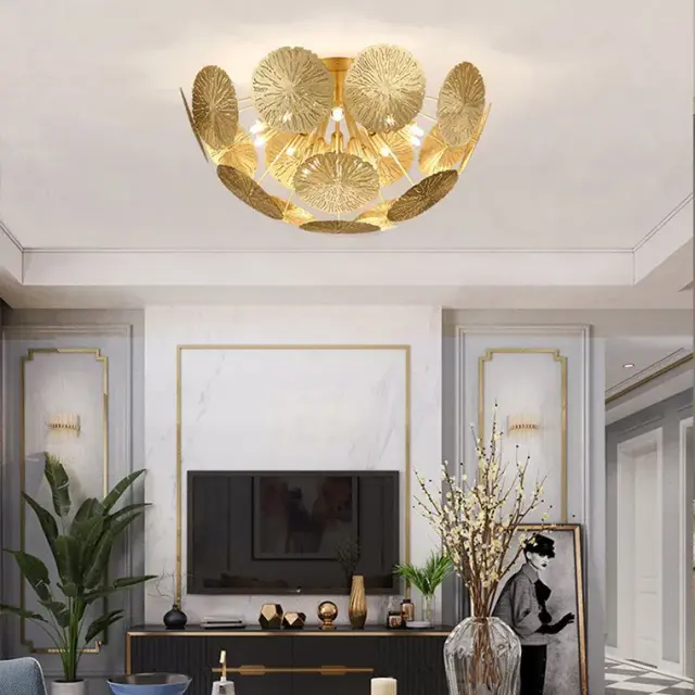 Люстра Imperium Loft 203836-26 INCA — латунь, ракурс 15