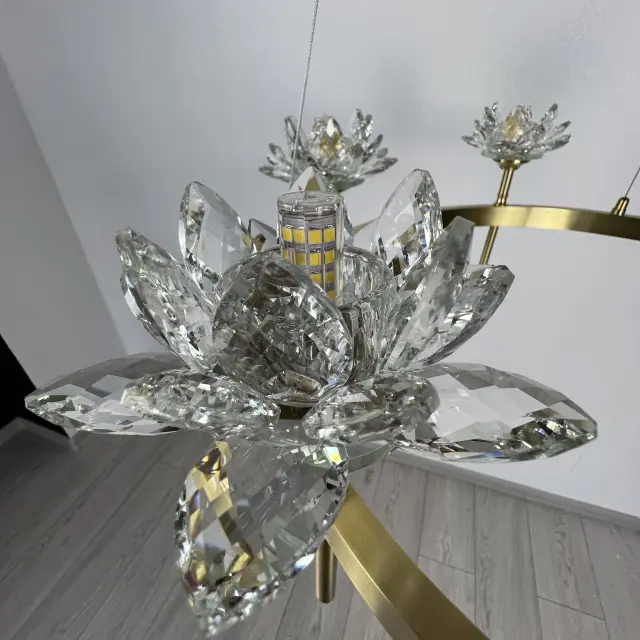 Люстра Imperium Loft 203933-26 LOTOS — латунь, ракурс 16