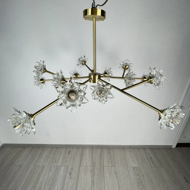 Люстра Imperium Loft 203939-26 LOTOS — золотой, ракурс 11
