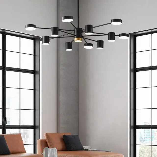 Люстра Imperium Loft 204088-26 MERILL — черный, ракурс 4