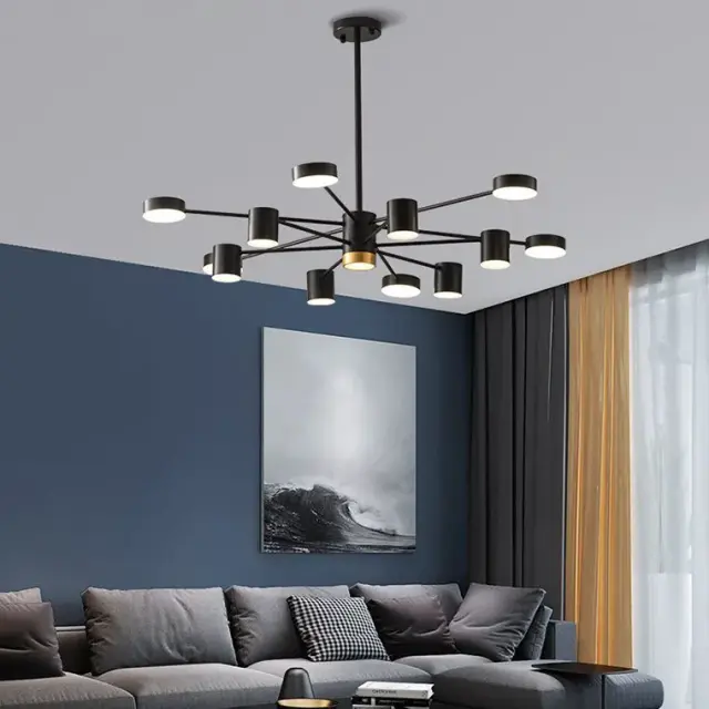 Люстра Imperium Loft 204088-26 MERILL — черный, ракурс 7