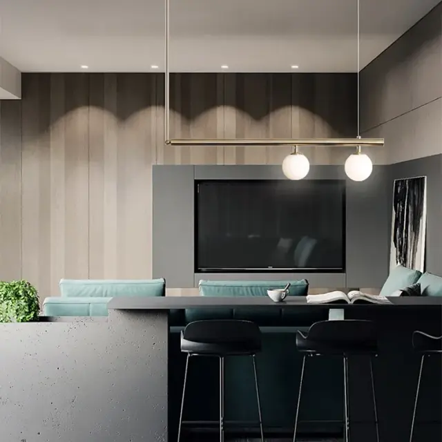 Светильник Imperium Loft 204154-26 BARRA — черный, ракурс 5