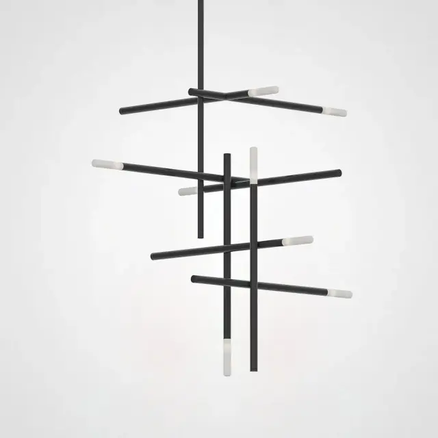 Люстра Imperium Loft 207814-26 TRAVERSE — черный
