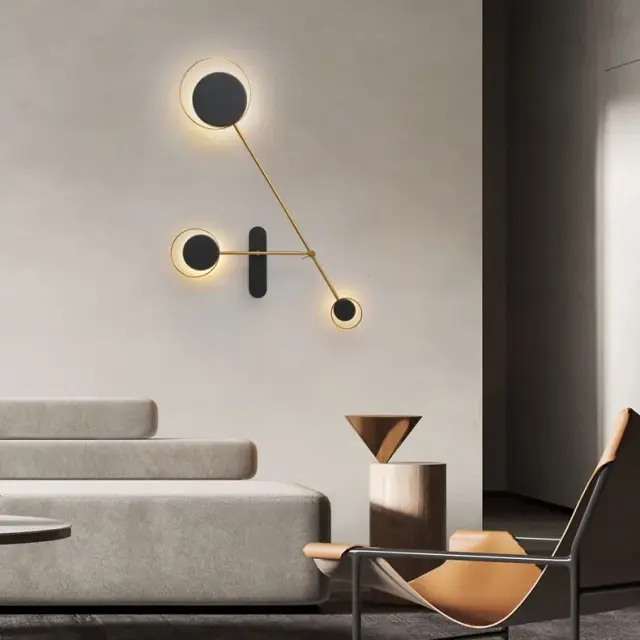 Бра Imperium Loft 211954-26 TINT TRIO — черный, ракурс 20