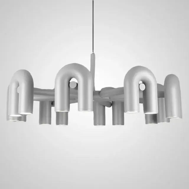 Люстра Imperium Loft 212350-23 FANNY — серый, ракурс 3