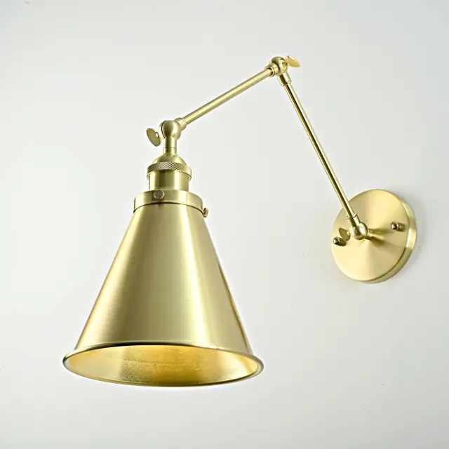 Бра Imperium Loft 74698-22 GLOCE CONE — латунь, ракурс 5