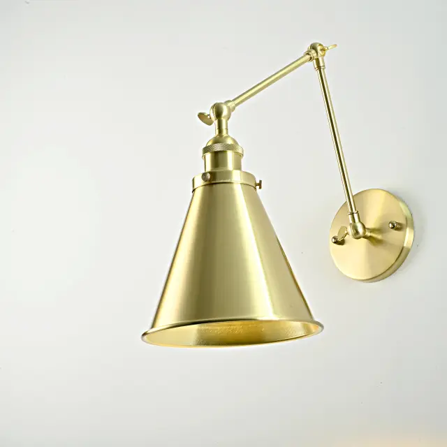 Бра Imperium Loft 74698-22 GLOCE CONE — латунь, ракурс 7