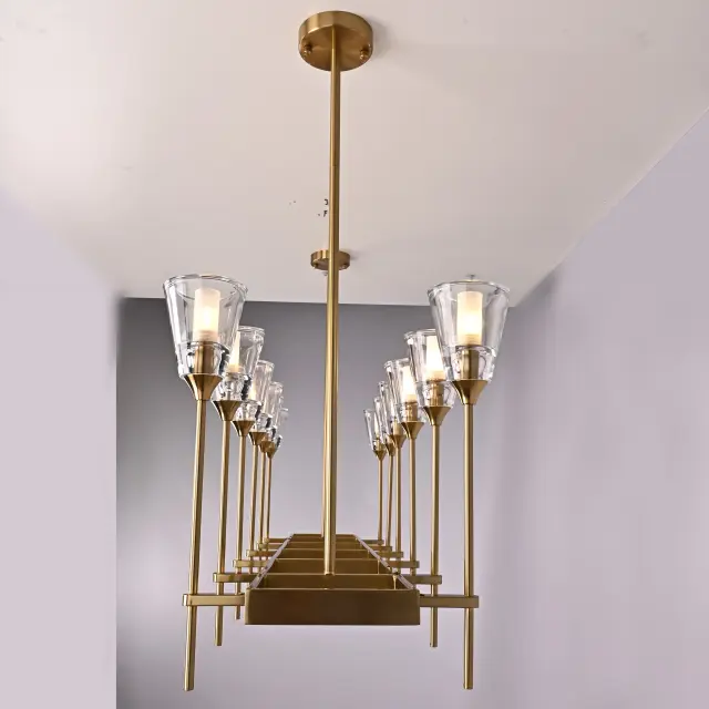 Светильник Imperium Loft 74929-22 TORCHE DE VERRE — латунь, ракурс 14