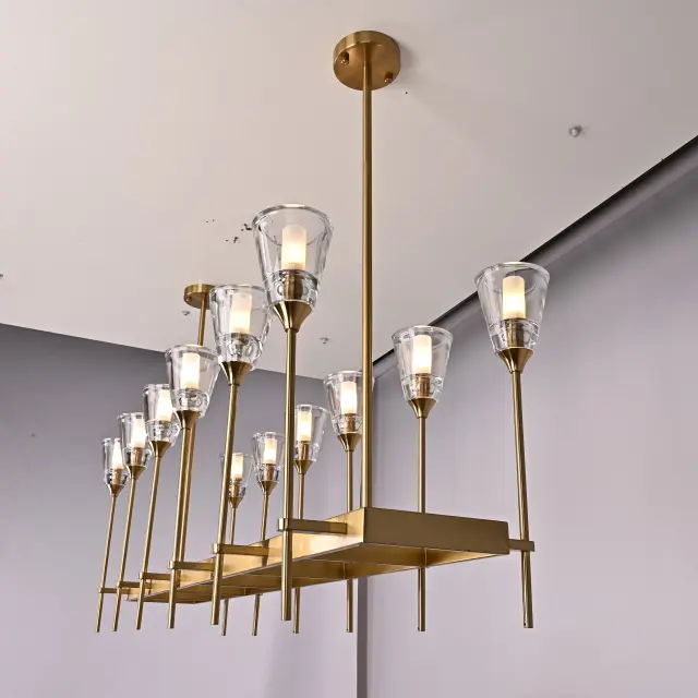Светильник Imperium Loft 74929-22 TORCHE DE VERRE — латунь, ракурс 8