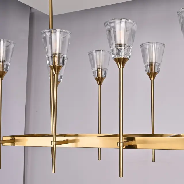 Светильник Imperium Loft 74929-22 TORCHE DE VERRE — латунь, ракурс 10