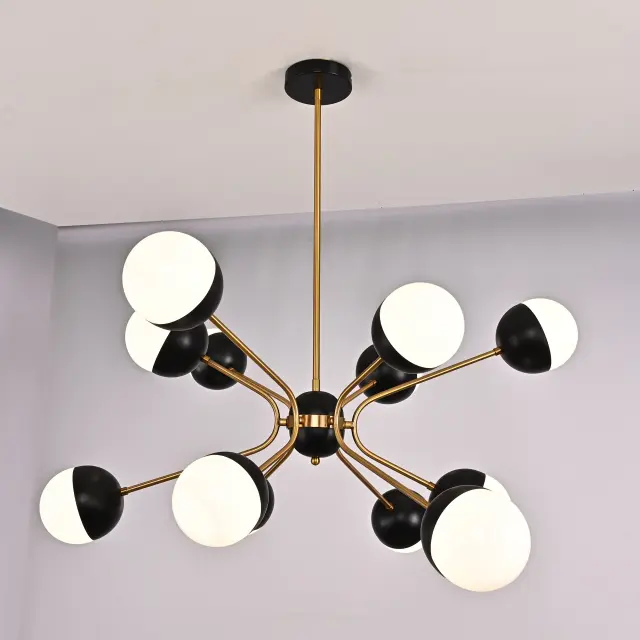 Люстра Imperium Loft 74932-22 REWIRE C.ORB — черный, ракурс 2