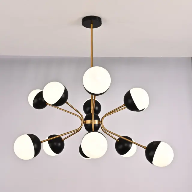 Люстра Imperium Loft 74932-22 REWIRE C.ORB — черный, ракурс 4