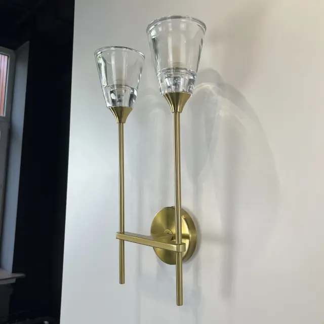 Бра Imperium Loft 75065-22 TORCHE DE VERRE — латунь, ракурс 20