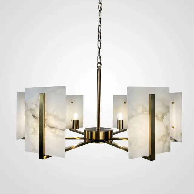 Люстра Imperium Loft 75586-22 MARBLE — латунь