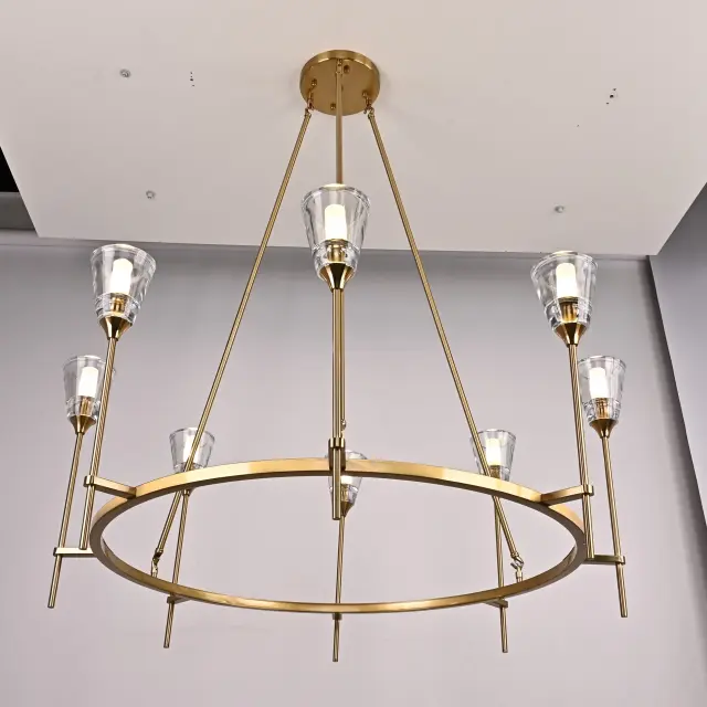 Люстра Imperium Loft 75676-22 TORCHE DE VERRE — латунь, ракурс 14