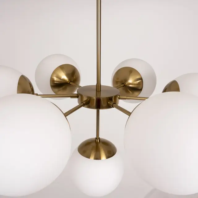 Люстра Imperium Loft 85365-22 COPPER LIGHT CHANDEL — золотой, ракурс 13