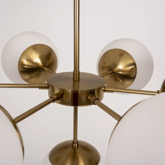 Люстра Imperium Loft 85365-22 COPPER LIGHT CHANDEL — золотой, ракурс 14