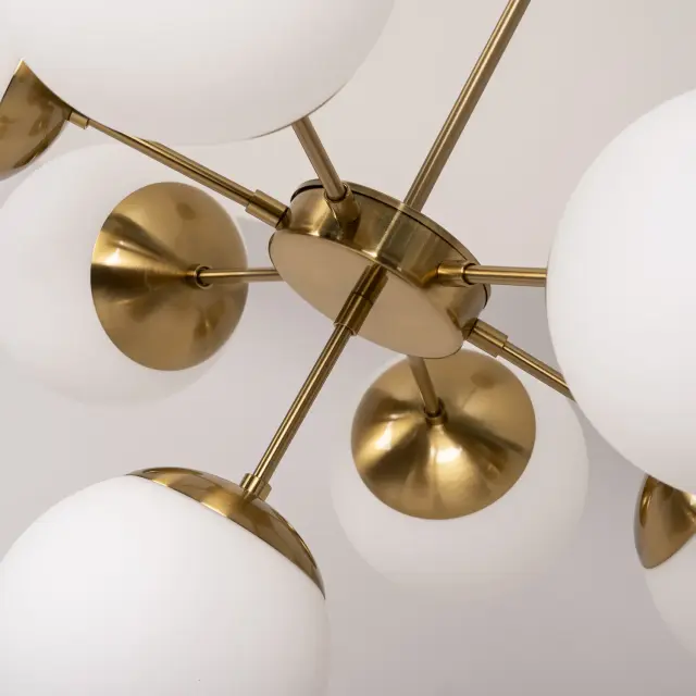Люстра Imperium Loft 85365-22 COPPER LIGHT CHANDEL — золотой, ракурс 3