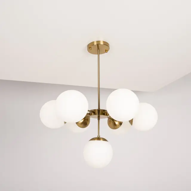 Люстра Imperium Loft 85365-22 COPPER LIGHT CHANDEL — золотой, ракурс 9