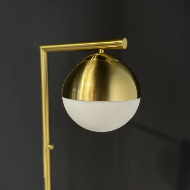 Торшер Imperium Loft 85499-22 GENEVA GLASS — латунь, ракурс 14