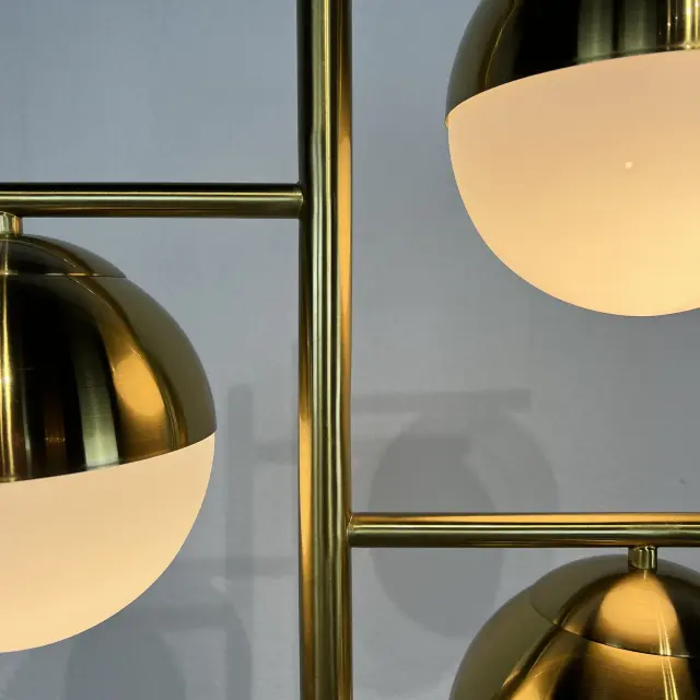 Торшер Imperium Loft 85502-22 GENEVA GLASS — латунь, ракурс 15