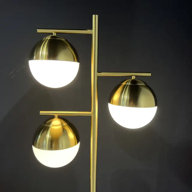 Торшер Imperium Loft 85502-22 GENEVA GLASS — латунь, ракурс 6