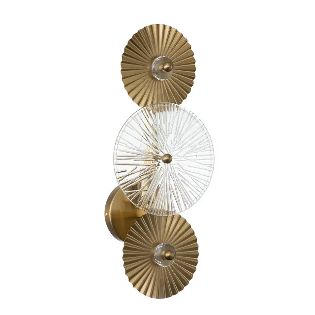 Бра Indigo V000022 MIELE — латунь, ракурс 2