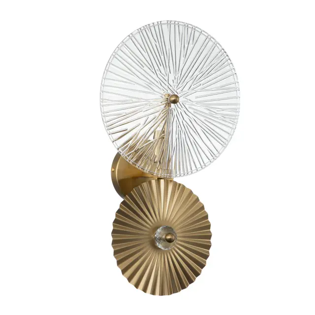 Бра Indigo V000023 MIELE — латунь, ракурс 2
