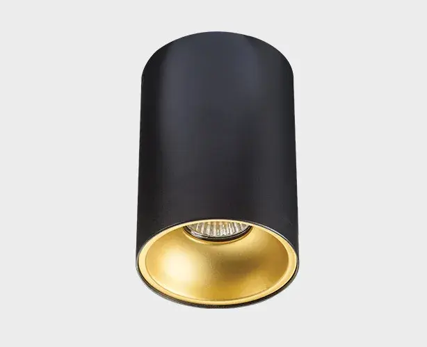 Точечный светильник Italline 3160 black/gold — черный