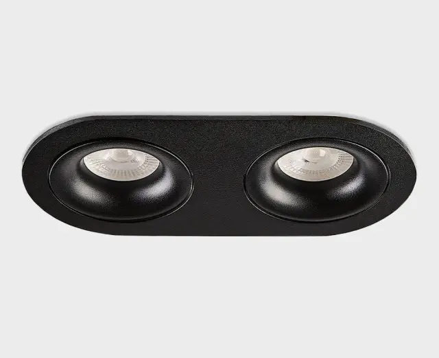 Точечный светильник Italline DE-2002 black — черный, ракурс 2