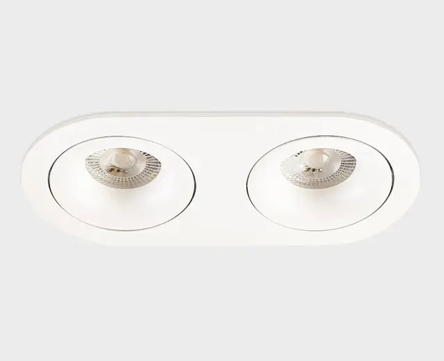 Точечный светильник Italline DE-2002 white — белый, ракурс 2