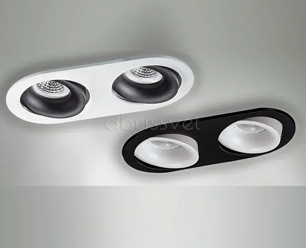 Точечный светильник Italline DE-2002 white — белый, ракурс 3