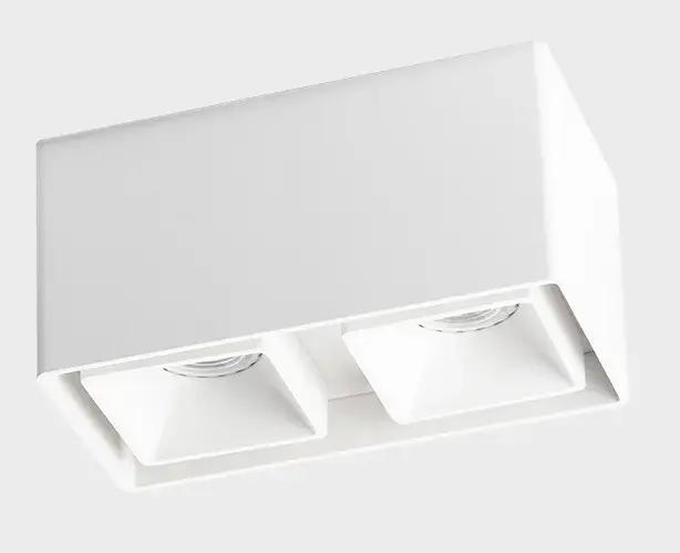 Точечный светильник Italline FASHION FX2 white + FASHION FXR white - 2шт. — белый