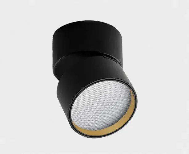 Точечный светильник Italline IT02-005 black 3000K — черный, ракурс 2