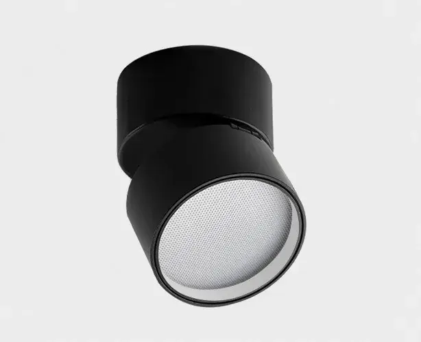 Точечный светильник Italline IT02-005 black 4000K — черный, ракурс 3