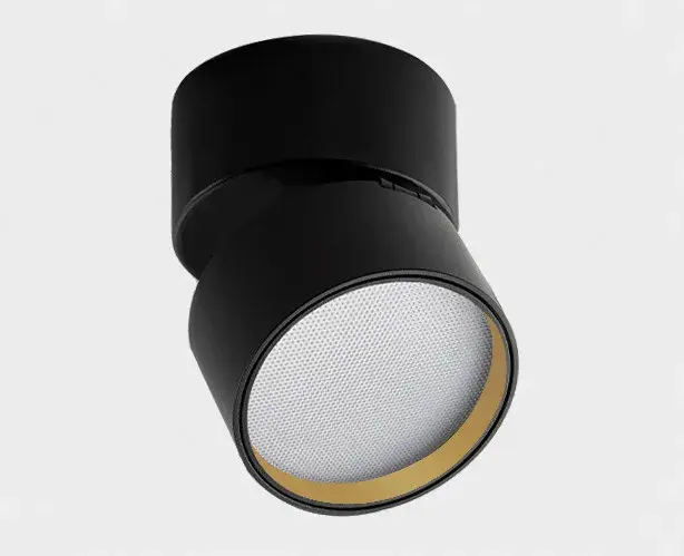 Точечный светильник Italline IT02-006 black 3000K — черный, ракурс 3