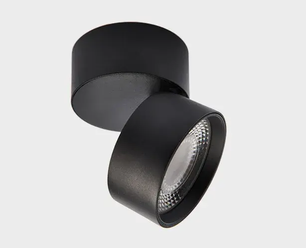 Точечный светильник Italline IT02-010 black 4000K — черный, ракурс 3