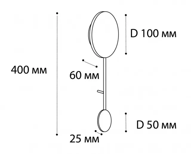 Бра Italline IT03-1434 black — черный, ракурс 8